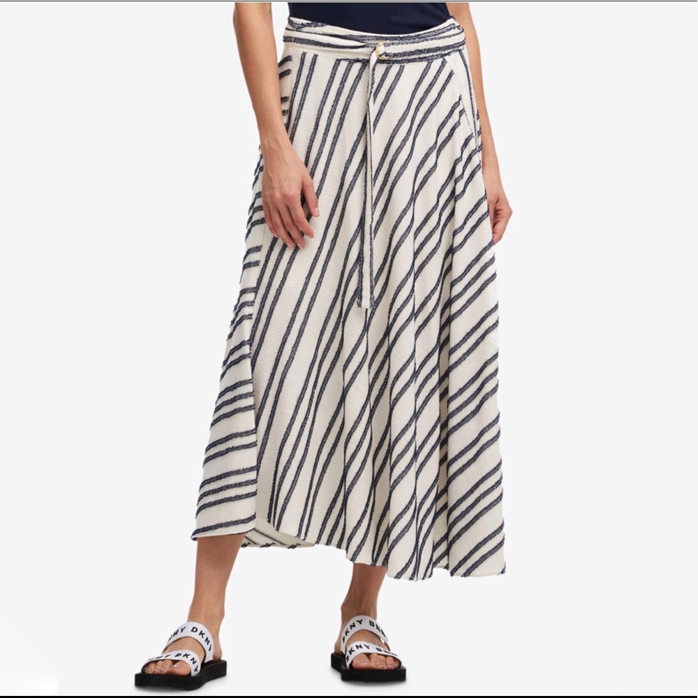 DKNY Stripped Maxi Skirt Size 2